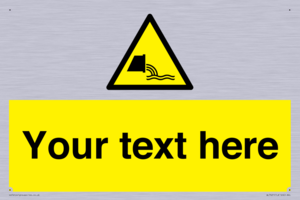 Custom Warning sewage effluent outfall